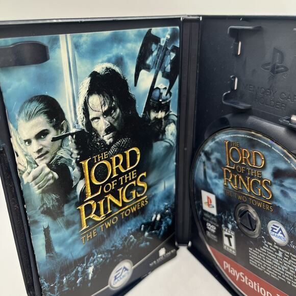 Lord of the Rings: The Two Towers (PS2, 2002) *CIB* - Tested - Picture 7 of 16